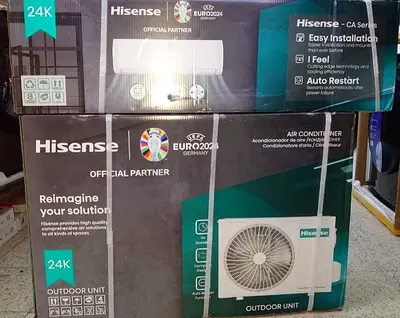 Hisense brand new split ac 2 ton price 1270 aed installation 350 aed refill gas  repair services