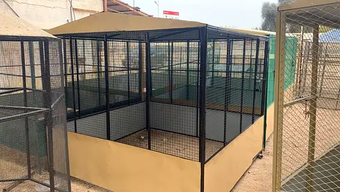 Large Outdoor Bird Aviary / Flight Cage - Sturdy Metal Frame,