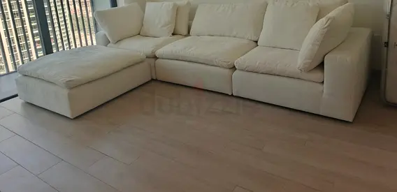 White color marina home cloud sofa