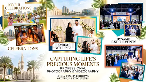 📷 Photography  Videography Services in Tilal City, Sharjah