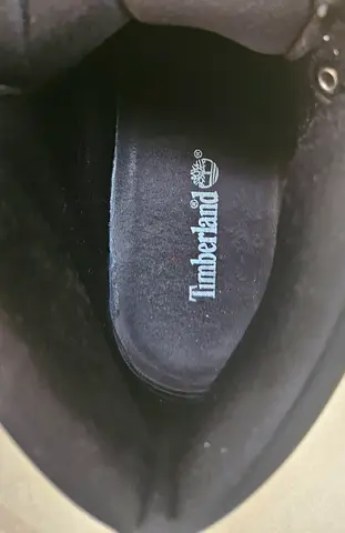 Timberland black leather boots — Size 43