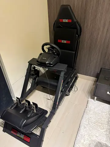 Next Level Racing GTTRACK Simulator Cockpit with Wheel and Pedals