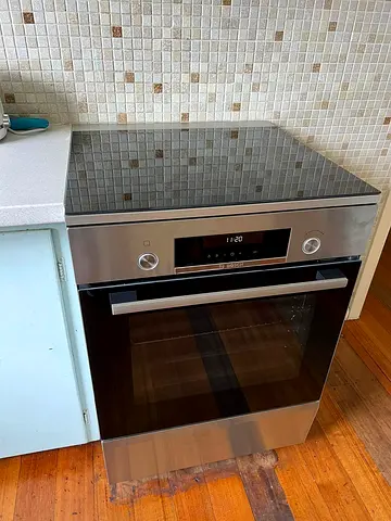 Bosch 60cm Series 6 Freestanding Induction Upright Oven-Stainless Steel