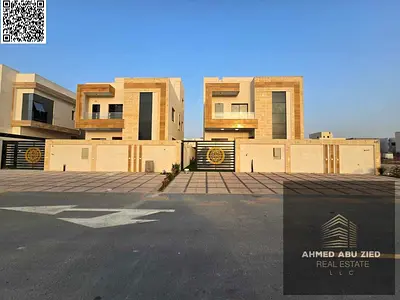 modern villa for rent in helio 2 with 4 master bedroom .. 6 bathrooms and maid room