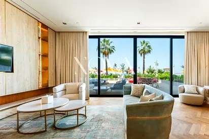Beachfront Monaco 1BR Hotel Apartment | Fully Furnished with Pool & Sea Views