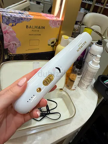 Balmain Handheld Hair Straightener / Styling Iron - White