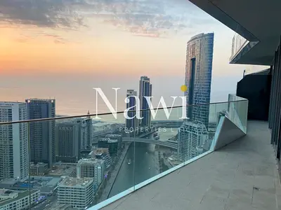 High Floor | Sea & Sheikh Zayed Road View | 2 BR