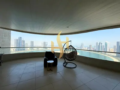 شفه جاهزه للسكن مفروشه بالكامل بمساحه كبيره وموقع مميز واطلاله كامله علي البحر