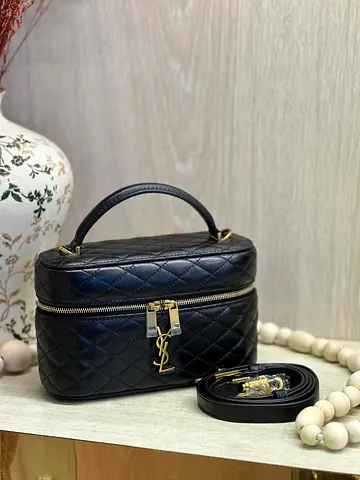 Saint Laurent Gaby vanity bag in black