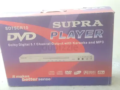 Supra DVD Player with its original box - Dolby Digital 5.1, Karaoke  MP3 system
