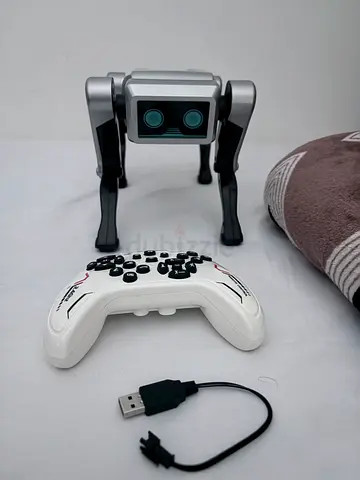 Remote-control robot toy with controller — used, working