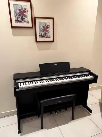 Yamaha Digital Upright Piano with Bench - Excellent Condition