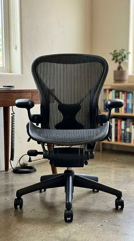 Herman Miller Aeron Classic Ergonomic Office Chair - Size B, Good Condition