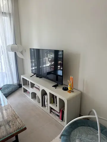 Wooden carved TV unit