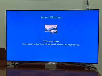 Samsung 46 Curved LED Smart TV - Good Working Condition