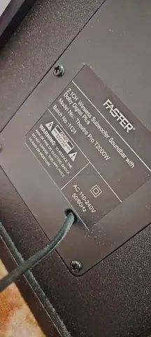 Fasteer 2.1CH Wireless Subwoofer Soundbar (Model No. Theatre Pro T2000W)