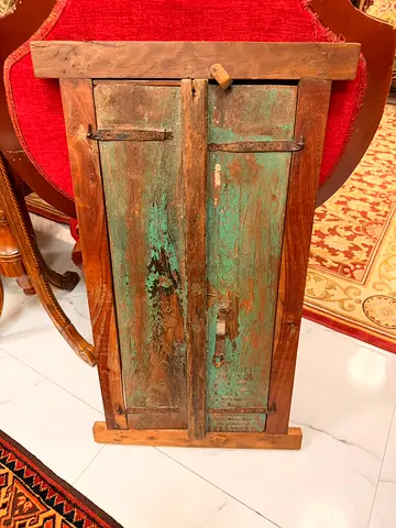 Vintage Reclaimed Wooden Shutter/Window Panel with Patina