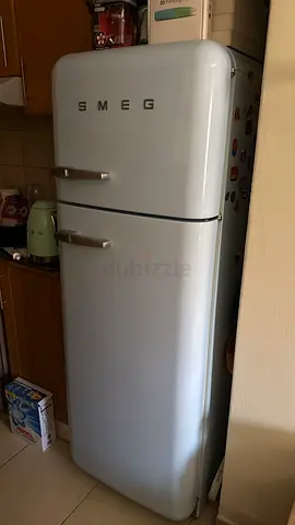 SMEG fridge smeg Retro Double-Door Fridge - Pale Blue