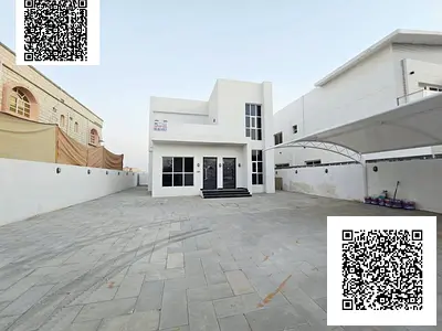 A stunning villa, first occupancy, for annual rent in Ajman, Al Rawda.