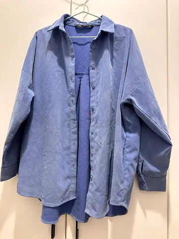 blue blouse ZARA