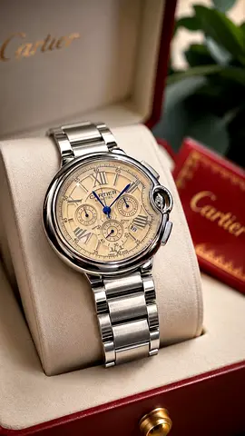 Urgent sale - price negotiable - Cartier Ballon Bleu Chronograph Stainless Steel Watch - brand new