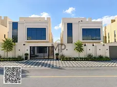 Own a modern villa with ground floor, first floor, and roof, featuring 4 master bedrooms, at a speci