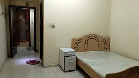 Furnished Beadroom with attached bathroom for family or couple.
