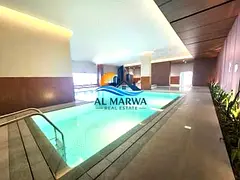 Spacious &amp;Bright || 1BR-Apartment ||Gym &amp; Pool Free|| Covered Parking Buillding||All Ameniti