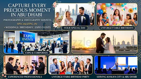 Modern Photography  Videography Services in Khalifa City 📸🎬