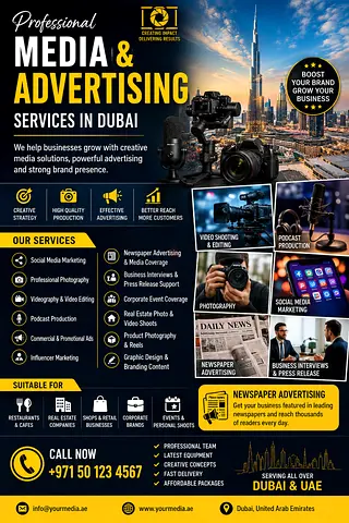 Media  Advertising Services in Dubai