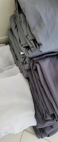 Full black out curtains with sheer oversized