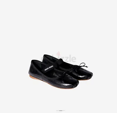 Miumiu black ballerina