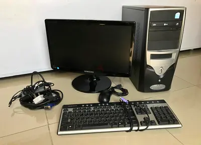 Used Desktop PC Bundle with Samsung Monitor, Keyboard  Mouse