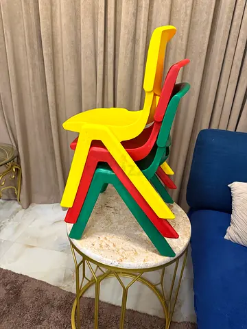 Kids plastic chair sturdy and safe