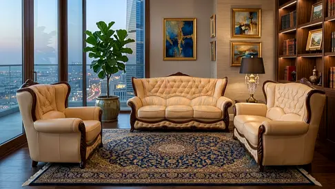 Sofa Leather Pure 7 Seater