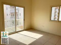 A one-bedroom apartment with a living room and balcony for rent, including one free month. Full main