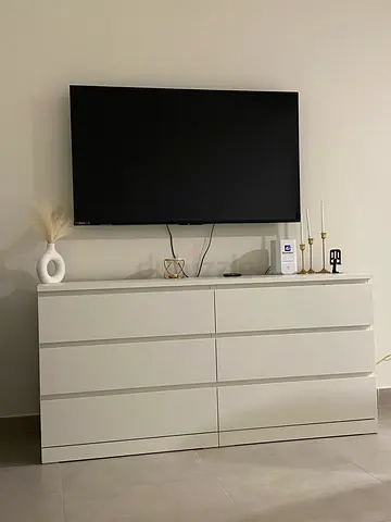 White low TV cabinet / media console