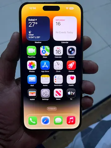 14 Pro Max 256gb Gold color ESIM only