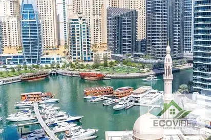 Fully Furnished 1BHK | Manchester Tower | 484.05 sq ft | Stunning Canal & Building Views | For Sale