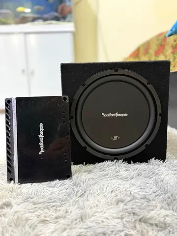 ROCKFORD FOSGATE R1 12 400W MAX SUBWOOFER With ROCKFORD PUNCH P400-2 400W MONOBLOCK AMP FOR SALE
