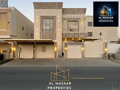 فيلا للبيع شامل رسوم التسجيل والكهرباء والمياءوالتكيفات بتصميم عصري وتشطيبات فاخرة بموقع مميز في منطقة الحليو– عجمان