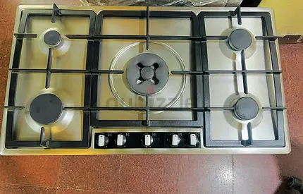 Siemens latest model stainless Steel 5 burner gass cooktop built-in integrated 90cm by hyp