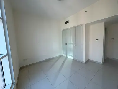 2BR in Al Khan near Al Tarboush Al Soury, 3 baths, balcony, laundry room, free AC, parking, gym and pool.