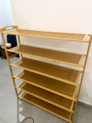 Bamboo Shoe Rack