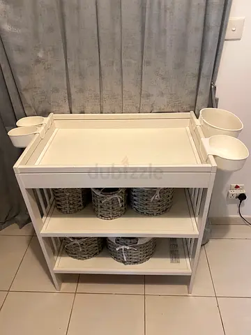 Baby Changing Table with Storage Baskets