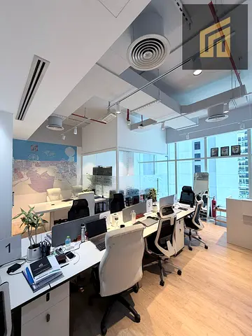 Fitted Furnished Office | Park Lane Tower | Downtown & Canal View