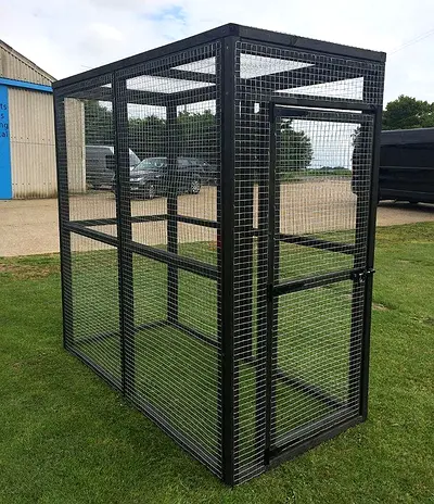 Large Outdoor Metal Aviary / Cage - Sturdy Walk-In Enclosure
