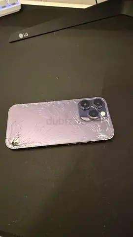 iPhone 14 Pro (Purple) - Cracked Screen, Good Body - Unlocked