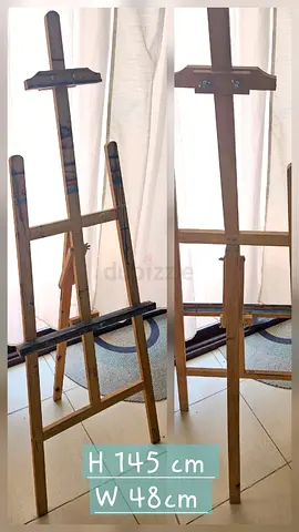 Wooden Artist Easel - Adjustable, 145cm Height