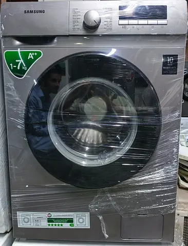 Samsung Front Load Washing Machine 7kg - Silver (Good Condition)